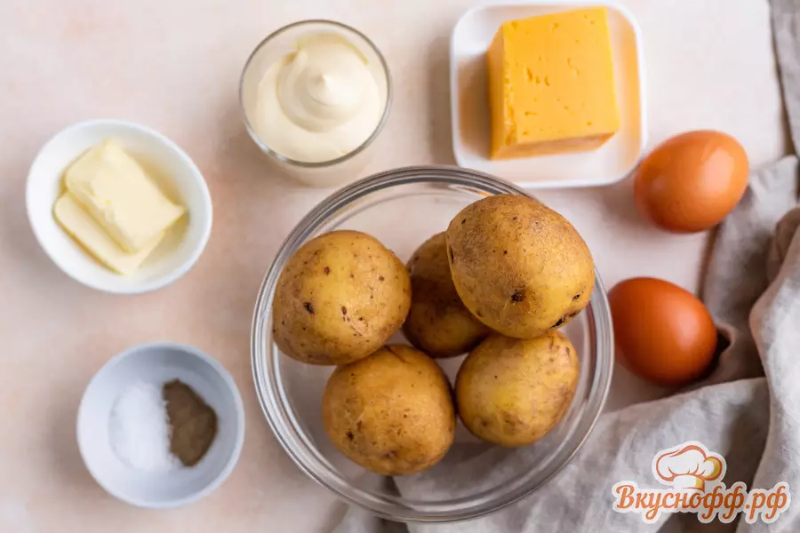 Картофельная запеканка с сыром - Ингредиенты и состав рецепта