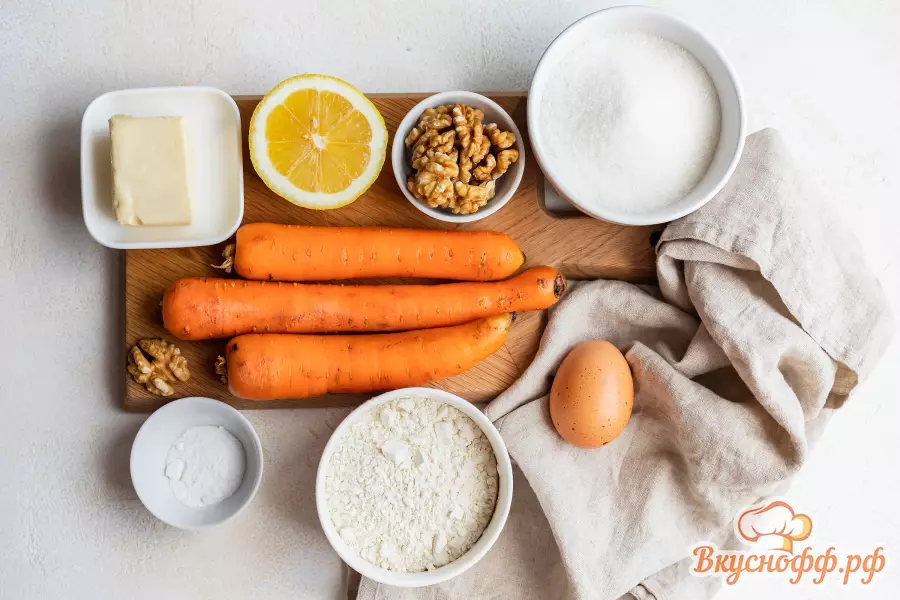 Морковное печенье - Ингредиенты и состав рецепта