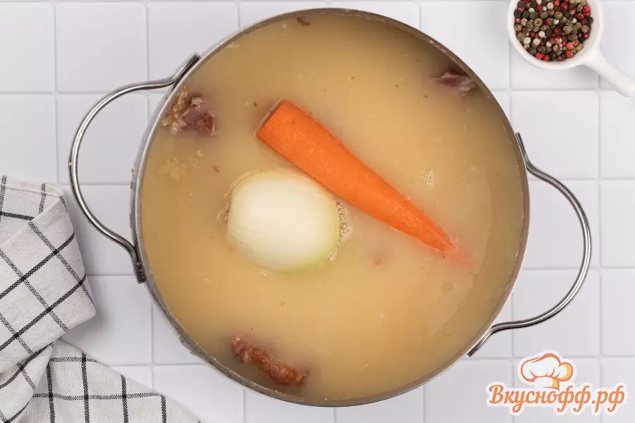 Гороховый суп с рёбрышками - Шаг 4