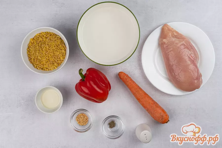 Булгур с курицей - Ингредиенты и состав рецепта