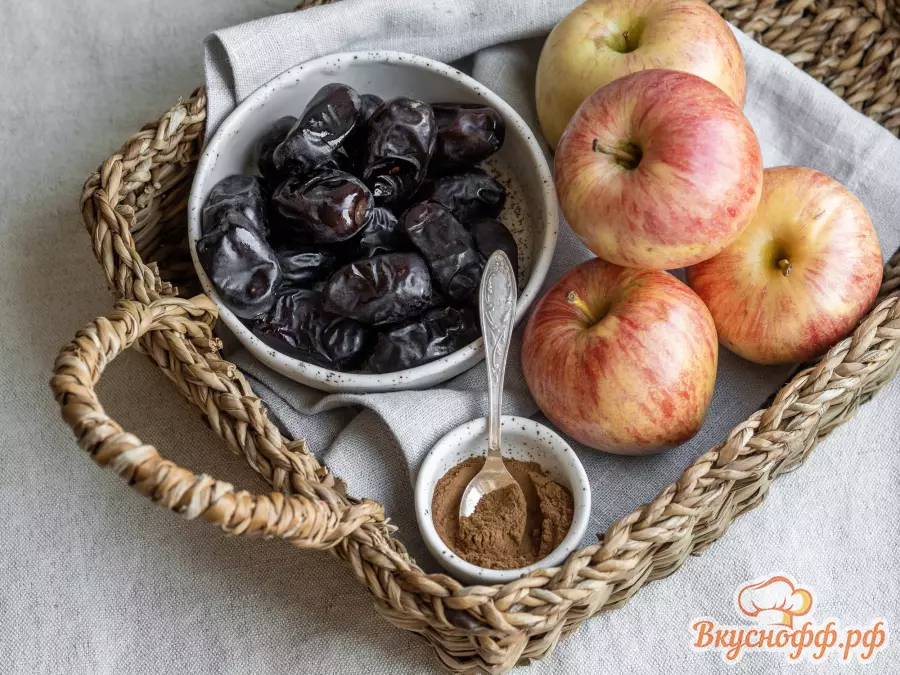 Компот из яблок с финиками - Ингредиенты и состав рецепта