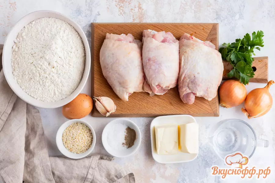 Самса с курицей - Ингредиенты и состав рецепта