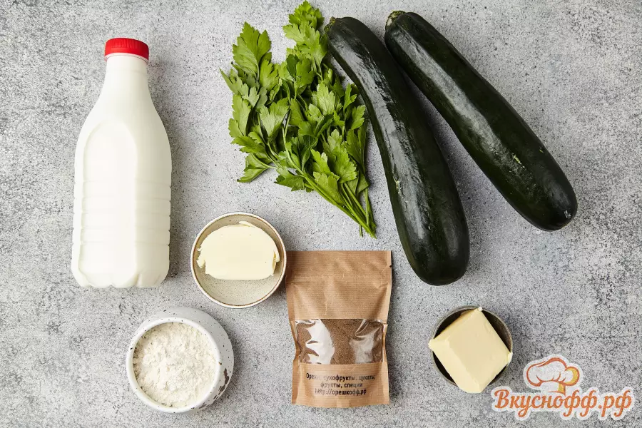 Запеканка из кабачков с сыром - Ингредиенты и состав рецепта