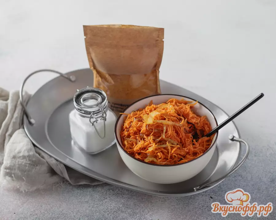 Морковь по-корейски быстрого приготовления - Готовое блюдо