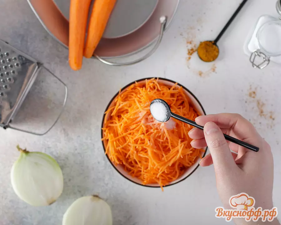 Морковь по-корейски быстрого приготовления - Шаг 1