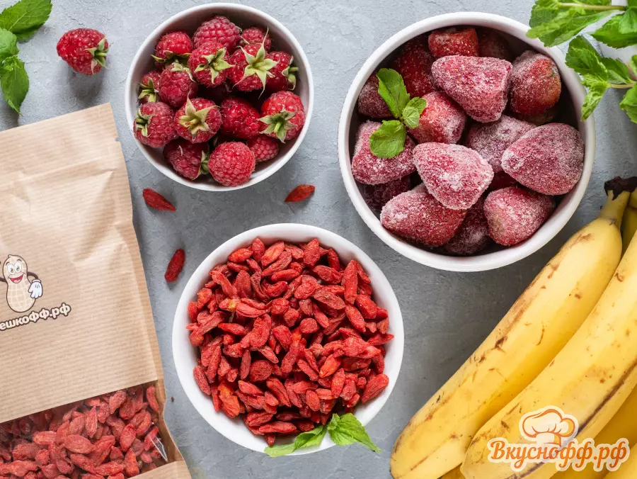 Смузи с ягодами годжи - Ингредиенты и состав рецепта