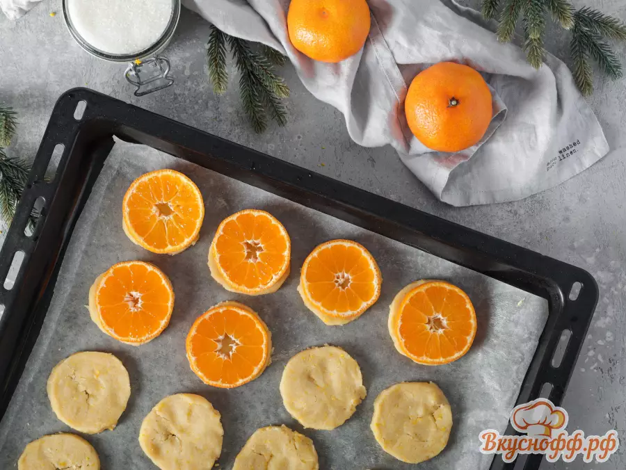 Миндальное печенье с мандаринами - Шаг 6
